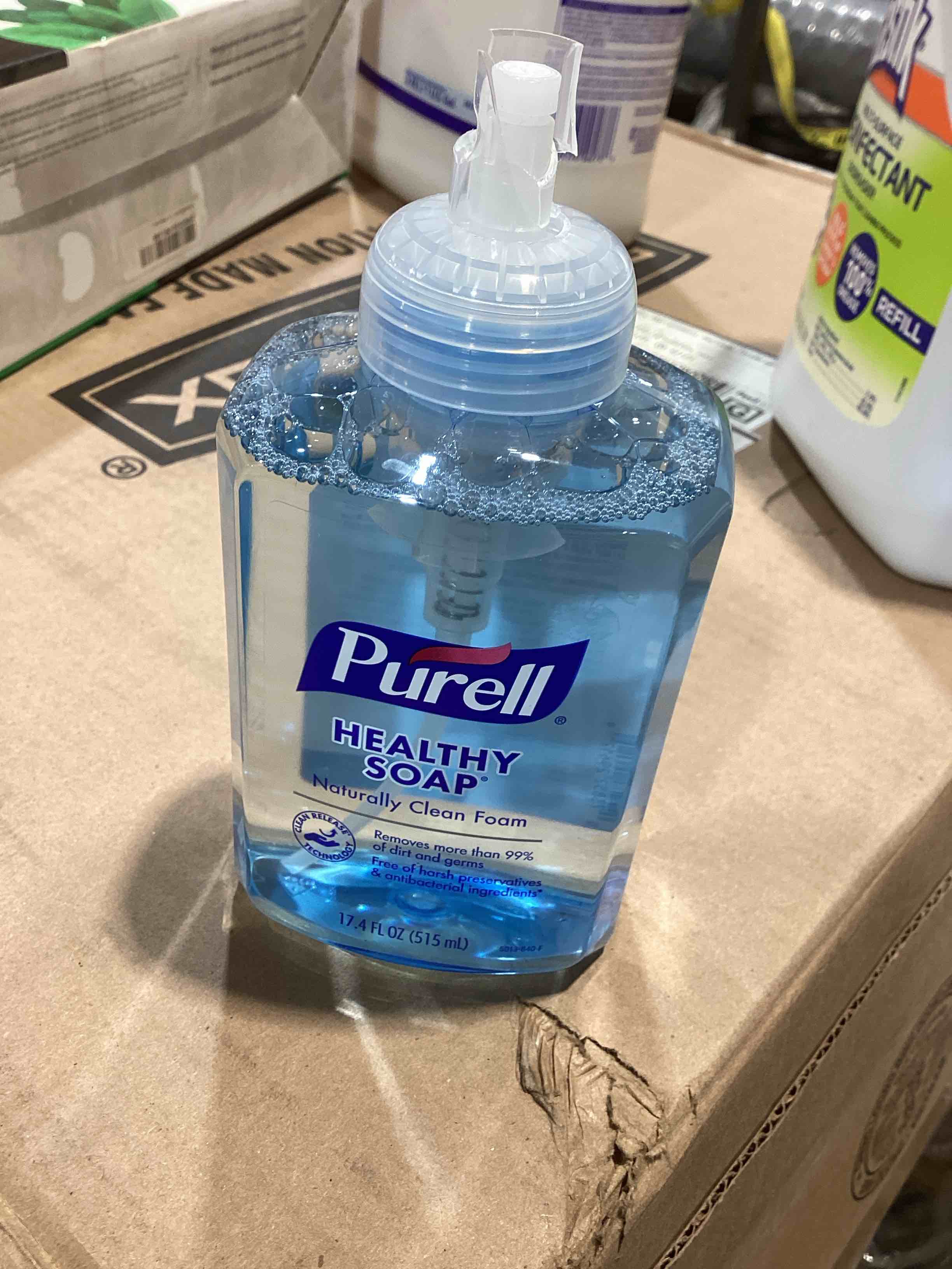 Condition photo showing As Is for purell healthy soap foaming hand soap, citrus scent, 515 ml,  2 pice