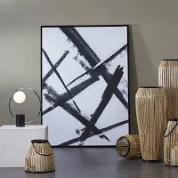 DEC MODE ABSTRACT FRAMED ART 