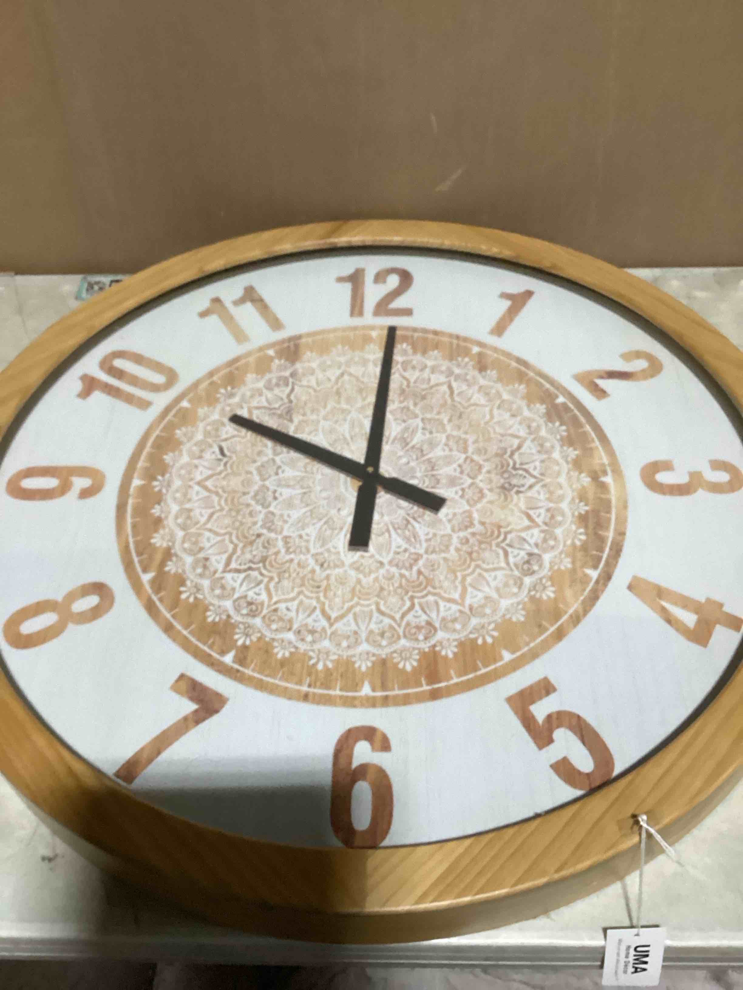 WOOD WALL CLOCK 30x30 