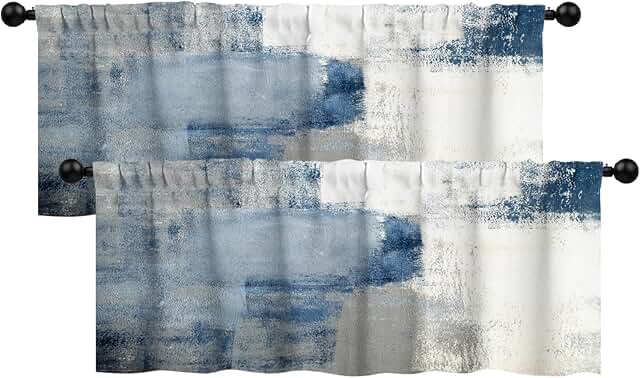 Condition photo showing As Is for alizandra 52’’ w window valance set 2