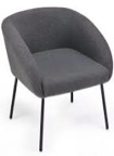 23.6'' Wide Upholstered Barrel Dining Chair (set Of 2)