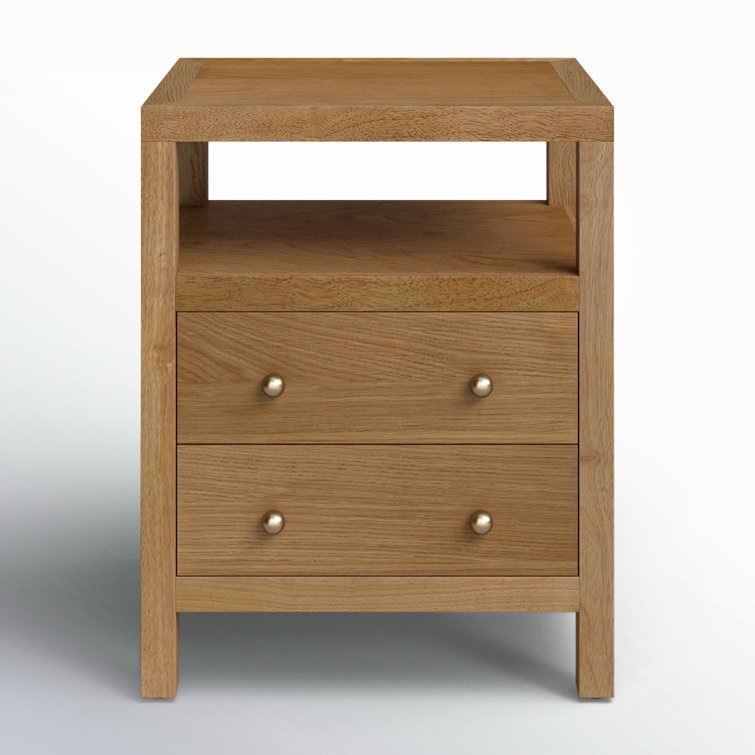 Celine 21" 1-Drawer Nightstand Color: Natural