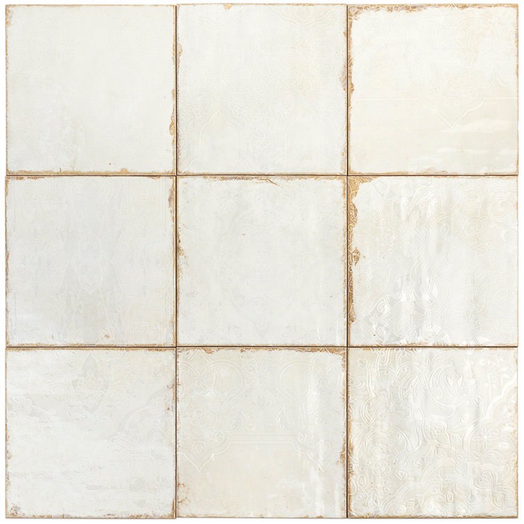 Angela Harris Harbour Tirreno Décor 8" x 8" Ceramic Floor and Wall Tile