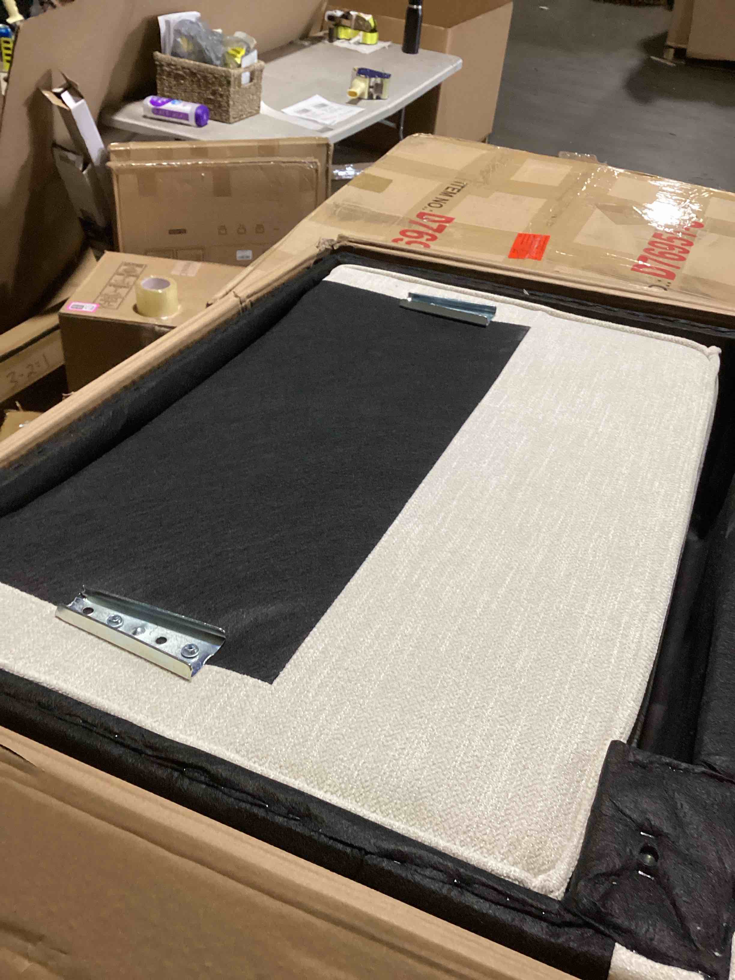 beige couch loveseat backrest only (incomplete, part of a set)