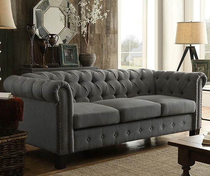Southampton grey sofa backrest (incomplete, backrest only) 