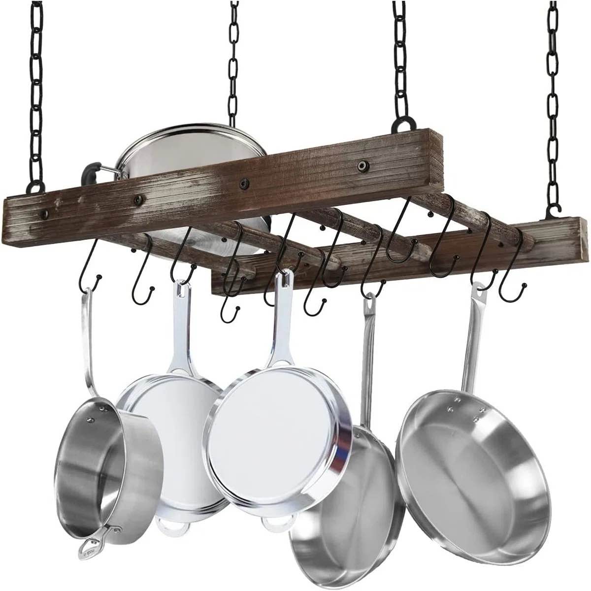 S'Hook Wall Mounted Pot Rack