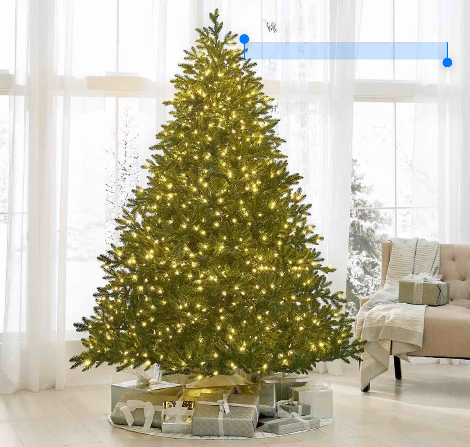 The World's Best Prelit LED Noble Fir