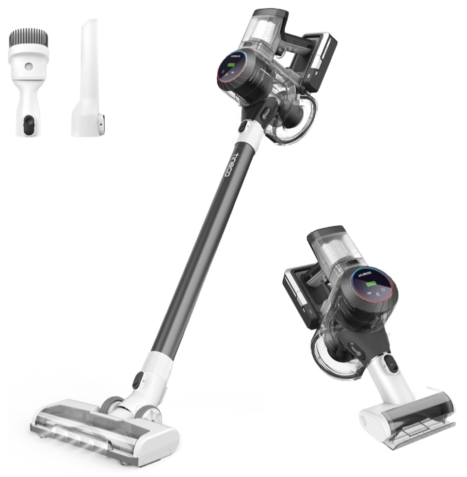 Tineco Pure ONE S11 Cordless Vacuum Cleaner, Smart Stick Handheld Cleaner Strong Suction & Lightweight, Cordless Handheld Vacuum Deep Clean Hair, Hard Floor, Carpet, Car