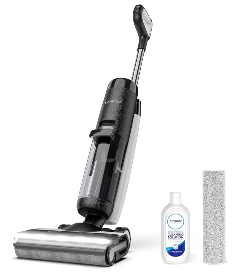 Tineco Floor ONE S7 PRO Cordless Wet Dry Vacuum Cleaner, Smart Floor Cleaner Mop for Hard Floors, Long Run Time, Dual-Sided Edge Cleaning, Self-Cleaning, Centrifugal Drying Process