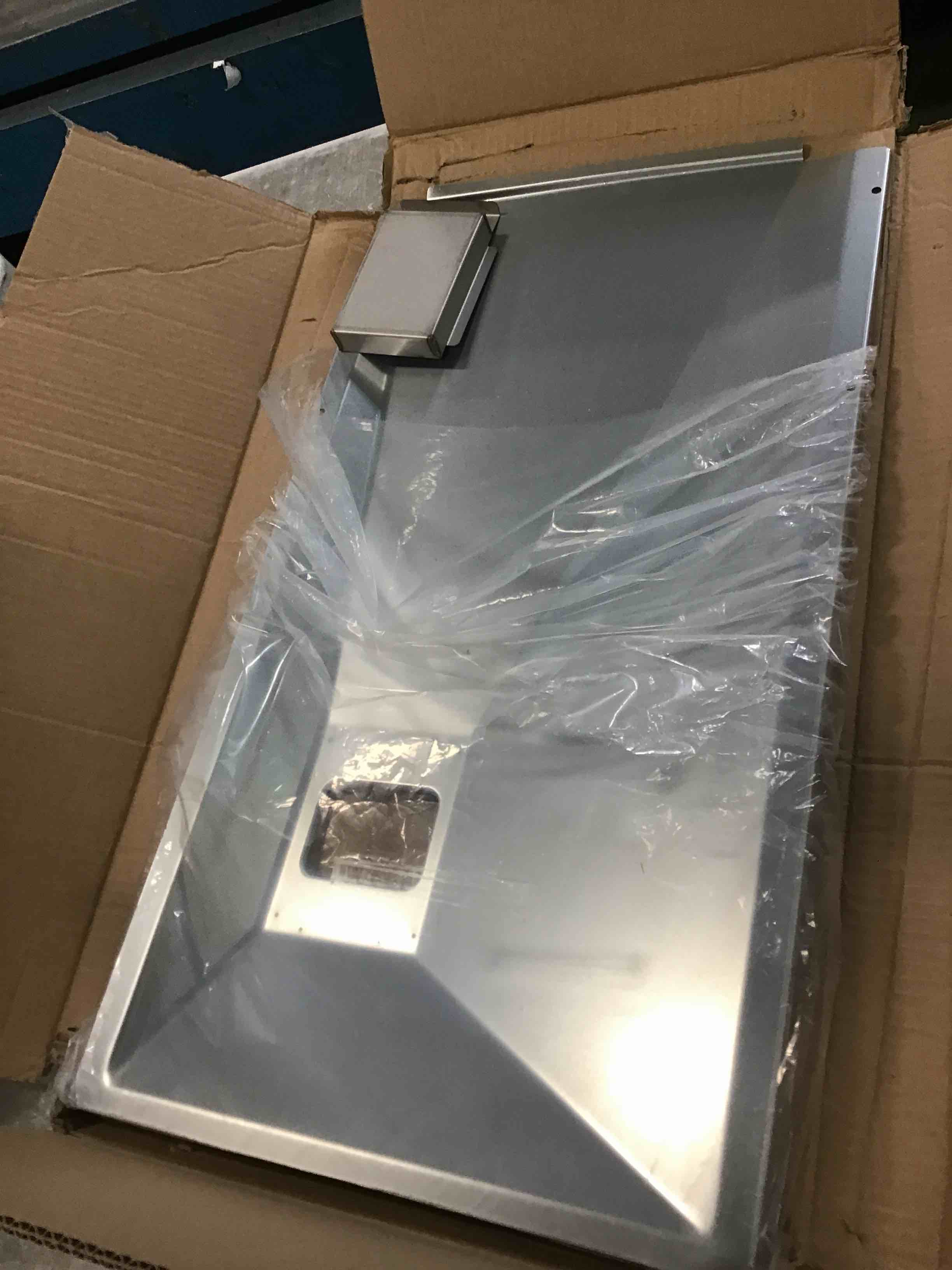 Condition photo showing Good Condition for Outdoor Grills Grease Tray Replacement Parts for Monument 17842 24367 35633 24633 13892 Gas Grill, Stainless Steel Grease Tray Parts for Monument 4 Burner Gas Grill D425 D405 41847NG 25392