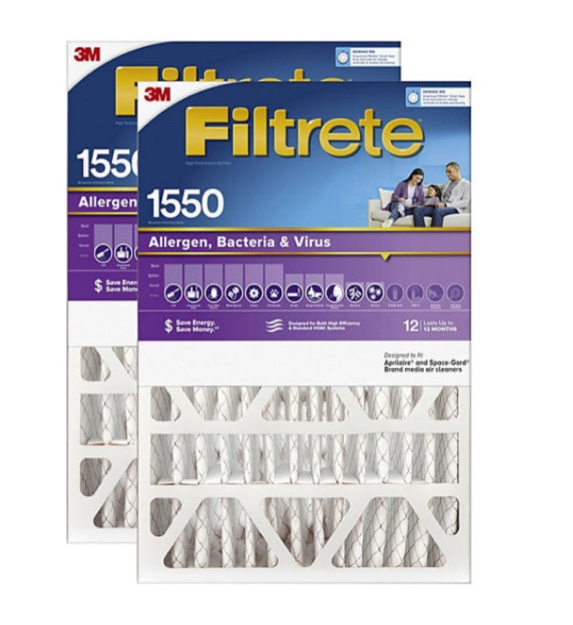 Filtrete Allergen Reduction Filter for 4" Housings, 1500 MPR, MERV 12