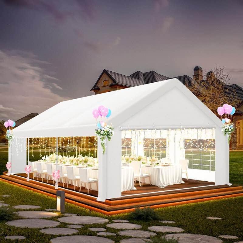 20'Wx20'D Outdoor canopies, Wedding Tent,Party Tent Heavy Duty,Large Canopy Tents for Parties