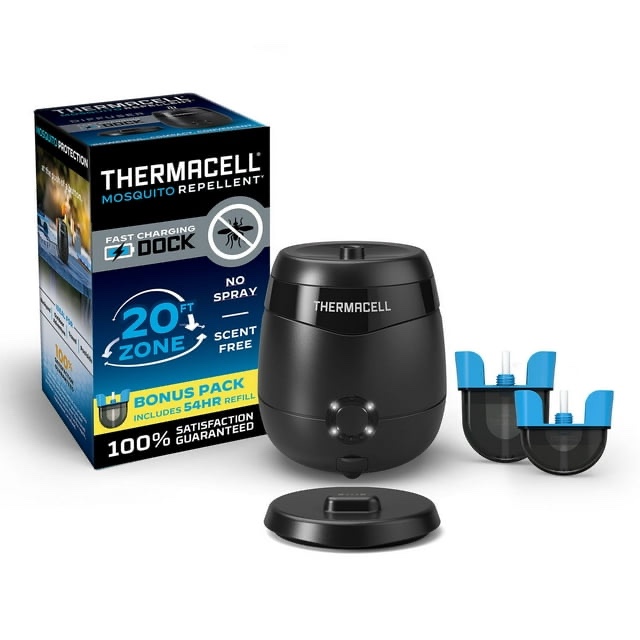 E65 Rechargeable Mosquito Repeller + Fast Charging Dock