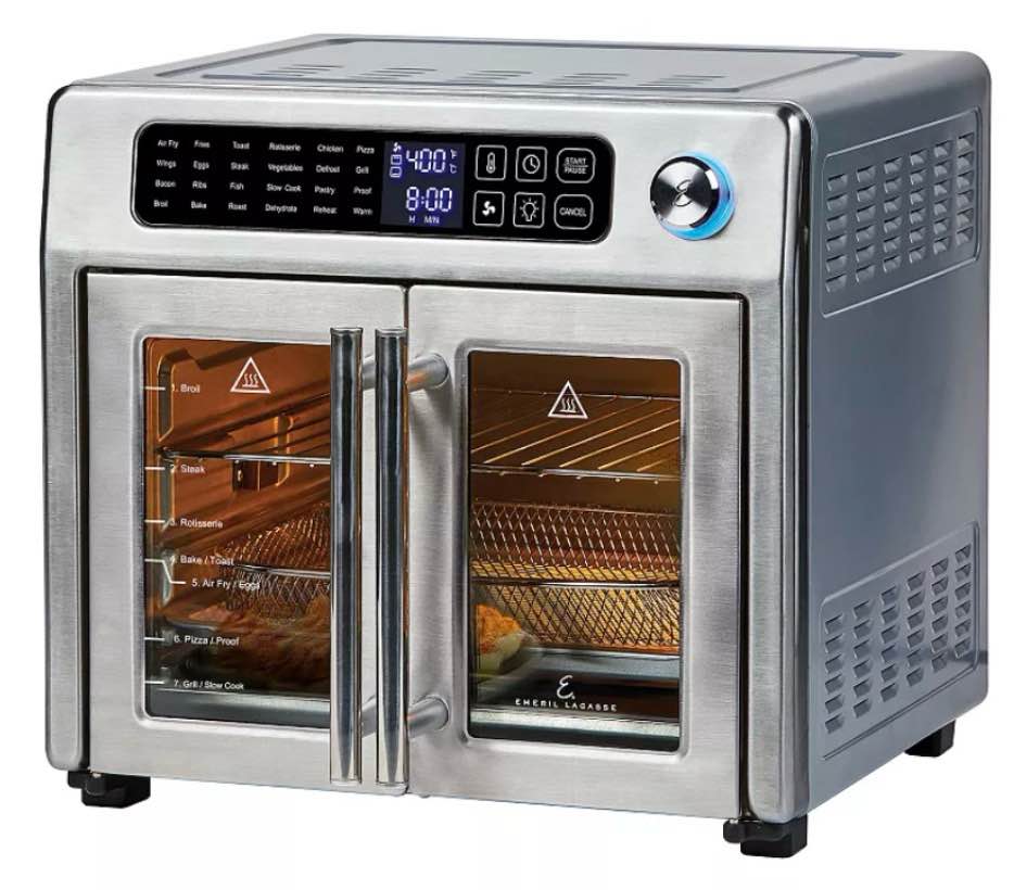 emeril lagasse french door air fryer 360 as seen on tv