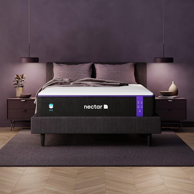Nectar Premier Queen Mattress 13" - Medium Firm Gel Memory Foam Mattress - 5 Layers of Comfort - Dual Action Cooling Tech - 365-Night Trial - Forever Warranty