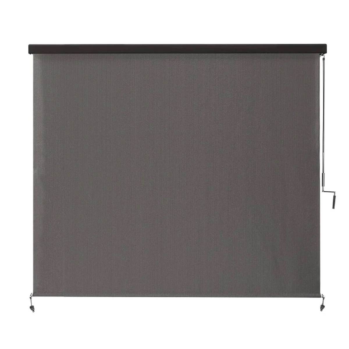 coolaroo outdoor roller shade with wand 96x96in