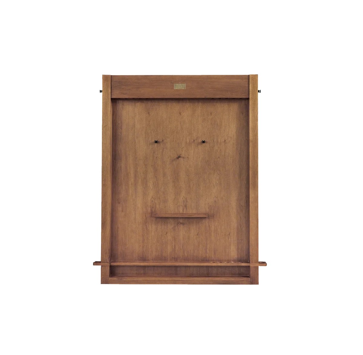 American Heritage® Alta 12-Cue Wall Mounted Cue Rack , Brushed Walnut Color: Brushed Walnut
