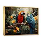 Tropical Parrot Plumage I Format: Wrapped Canvas, Size: 30" H x 40" W x 1.5" D
