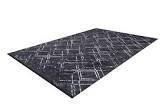 Camfort Geometric Shapes Machine Woven Cotton/Polyester Indoor / Outdoor Area Rug in Black Rug Size: Square 3'3"