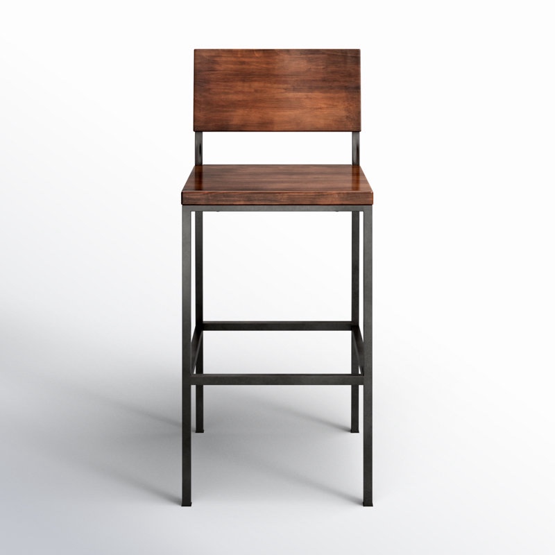  Clea Solid Wood Bar & Counter Stool Clea Solid Wood Bar & Counter Stool