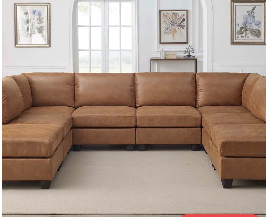 (incomplete) Sectional includes 2 armless sections and 2 corner sections 4 box pick up