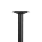 Flash Furniture Column Table Stand with Welded Square Plate Black set of 2