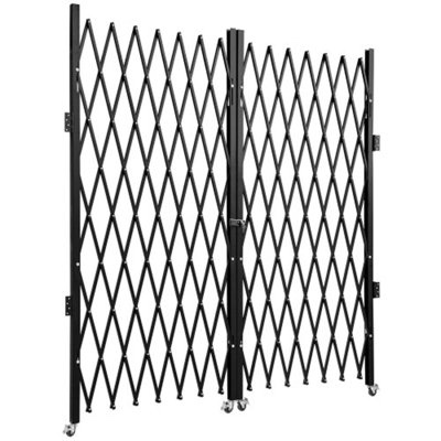EVOR Single Folding Security Gate, 5.1'H x 5.9'W ?61 x 71 inch?Folding Door Gate, ...