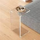 Bassheva C Shape Side Table Small Simple Modern Coffee Table Suitable for Living Room