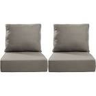 Deb Outdoor 6" Thick Cushion Set - Back Cushions And Seat Cushions