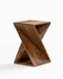 Caelah Solid Wood Block End Table