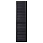 Straight Top Open Louver Shutters Pair black 