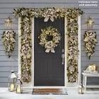 The Cordless Prelit Silver And Champagne Holiday Trim