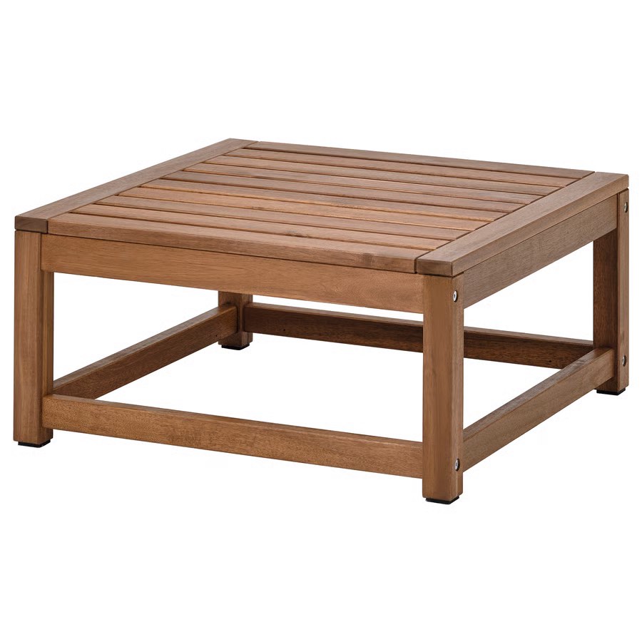 IKEA NäMMARÖ Seat sec for modular sofa, outdoor, light brown stained