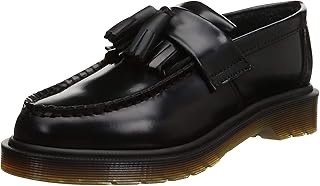 dr. martens unisex adrian slip-on loafer, black, men’s 7/women’s 8