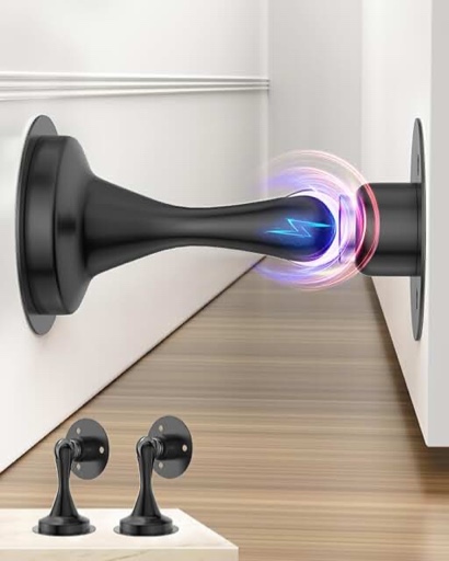 Door Stoppers Magnetic Door Catch - Stainless Steel Heavy Duty Door Holder Stops for Bottom Top of D
