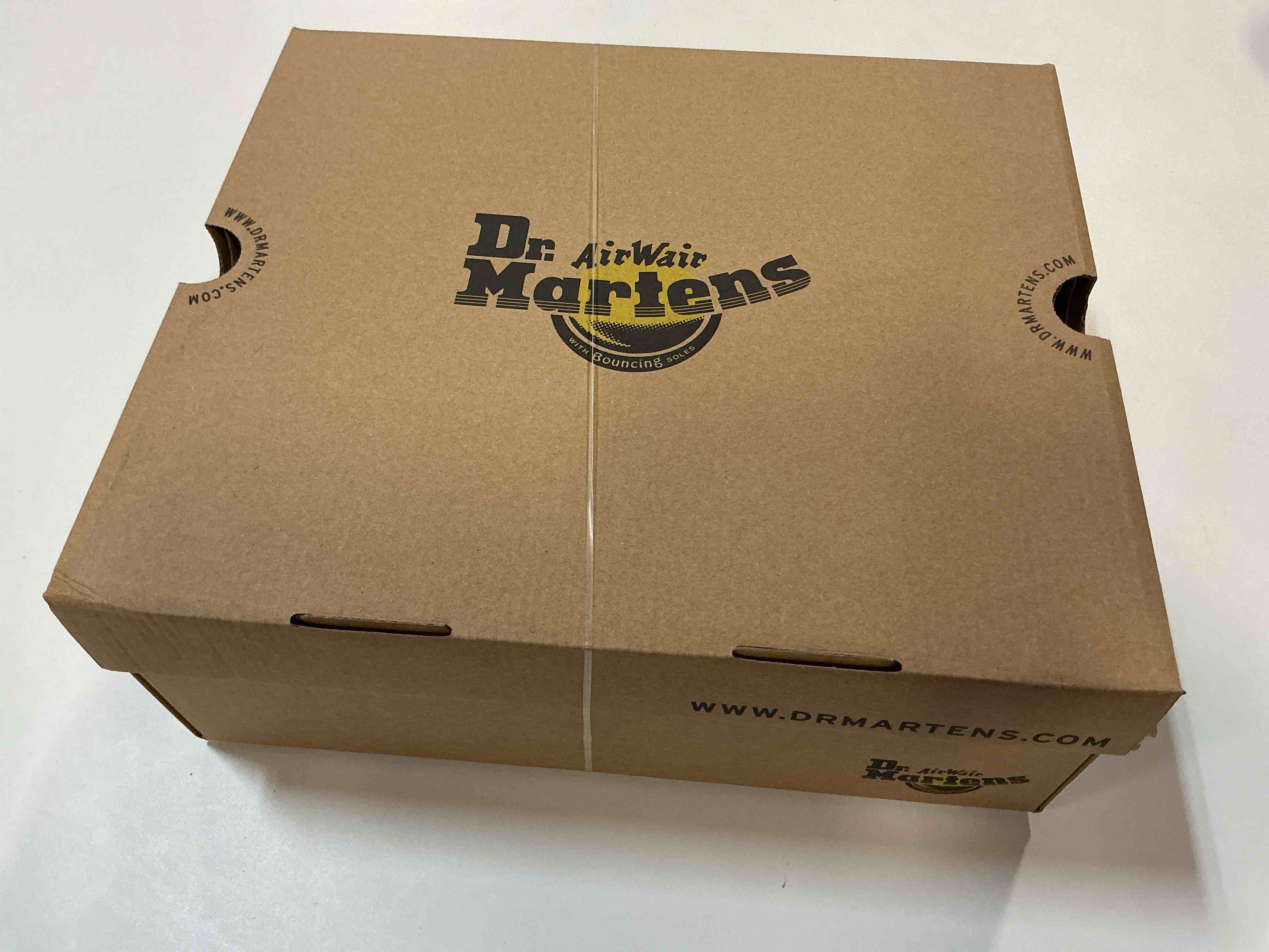 Condition photo showing New/Like New for Dr. Martens Audrick Women’s 8-eye Boot, Black, Size 7