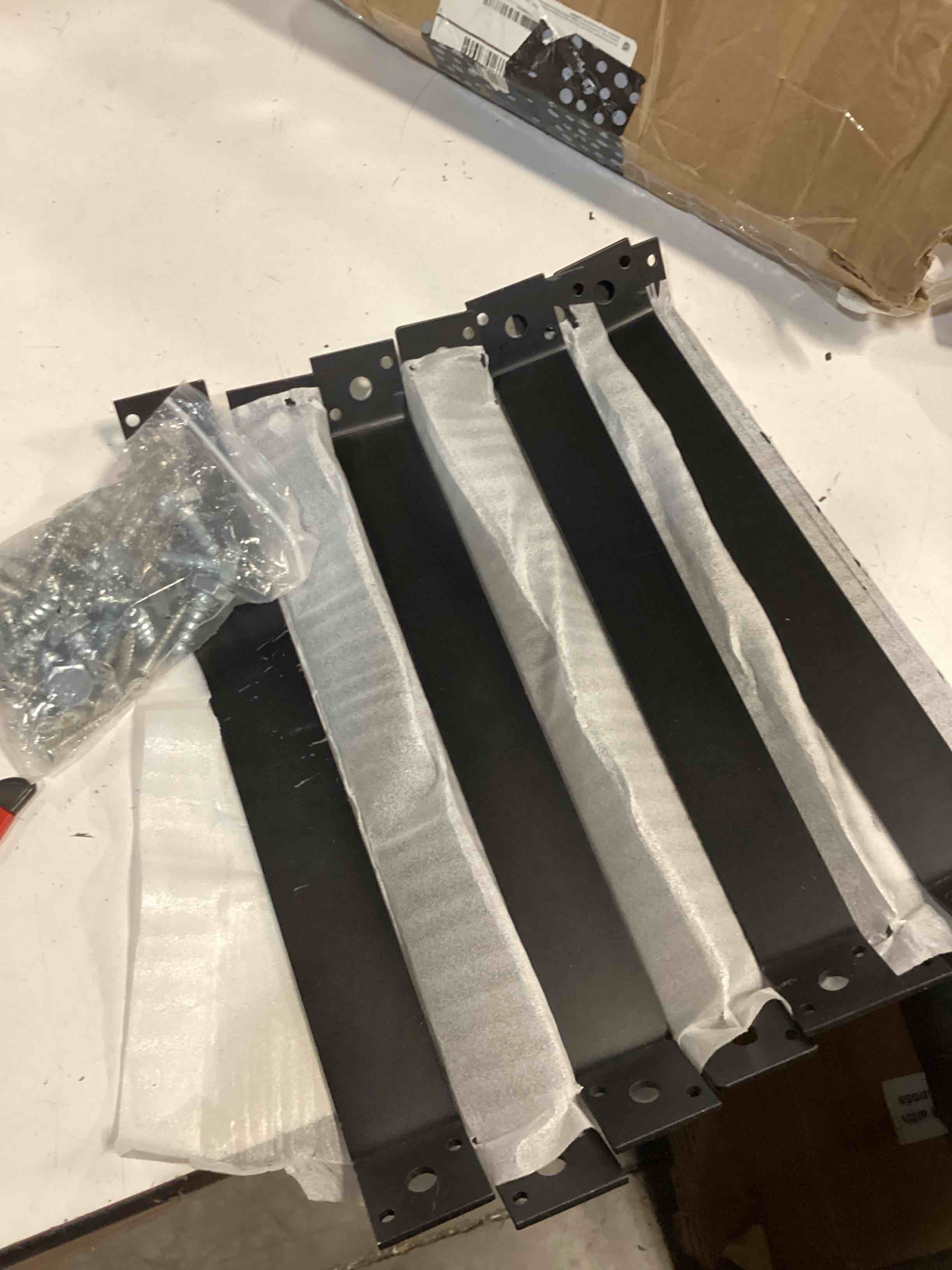 Condition photo showing Good Condition for angle bracket 8 pcs heavy duty brace for wood