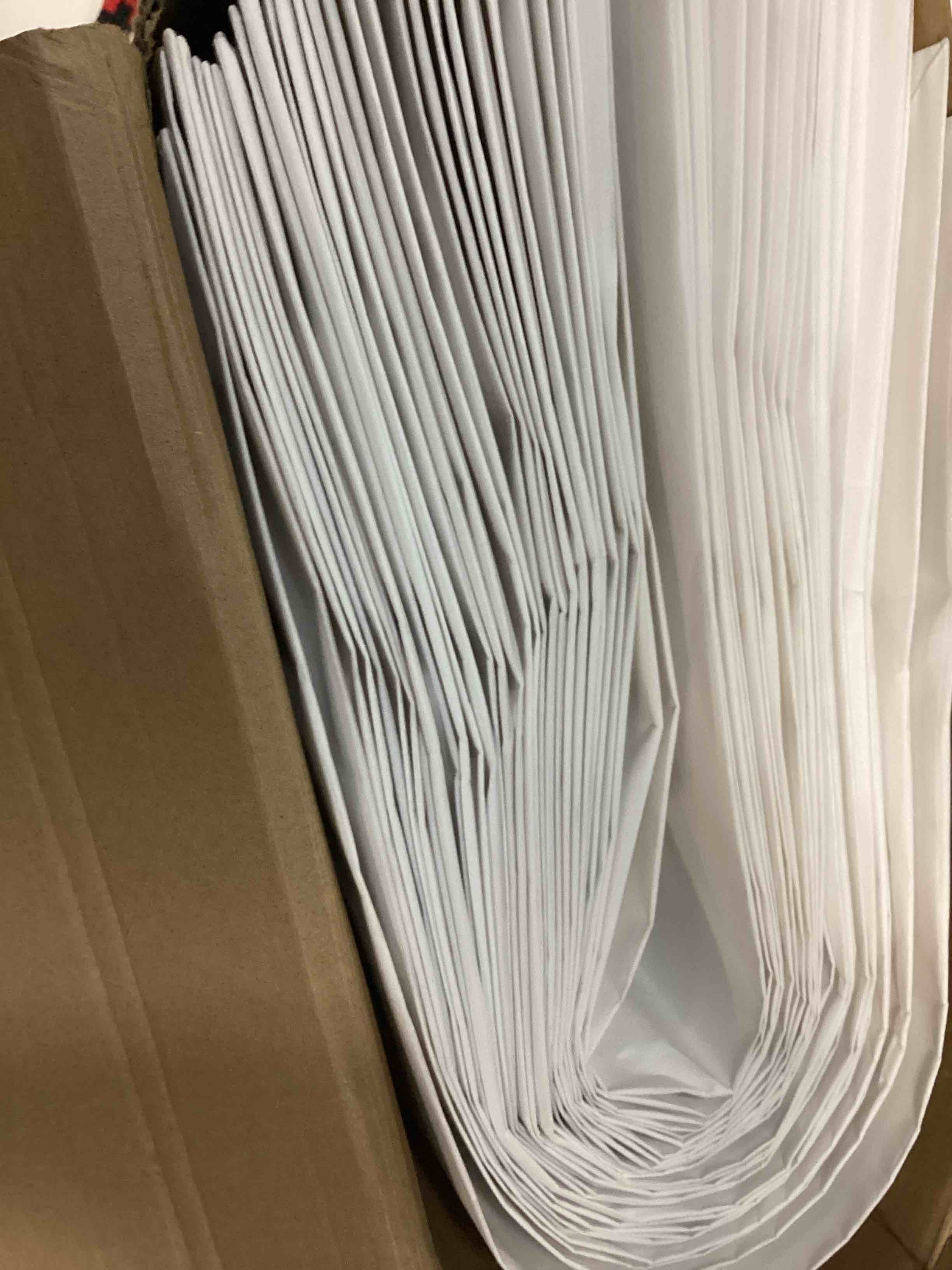 Condition photo showing As Is for maitys 30 pcs 20x16x5 inch extra large paper gift bags with handles bulk kraft bags for business, merchandise, gifts, shopping, retail stores, birthday party white for multiple uses 20x16x5 inch white 30