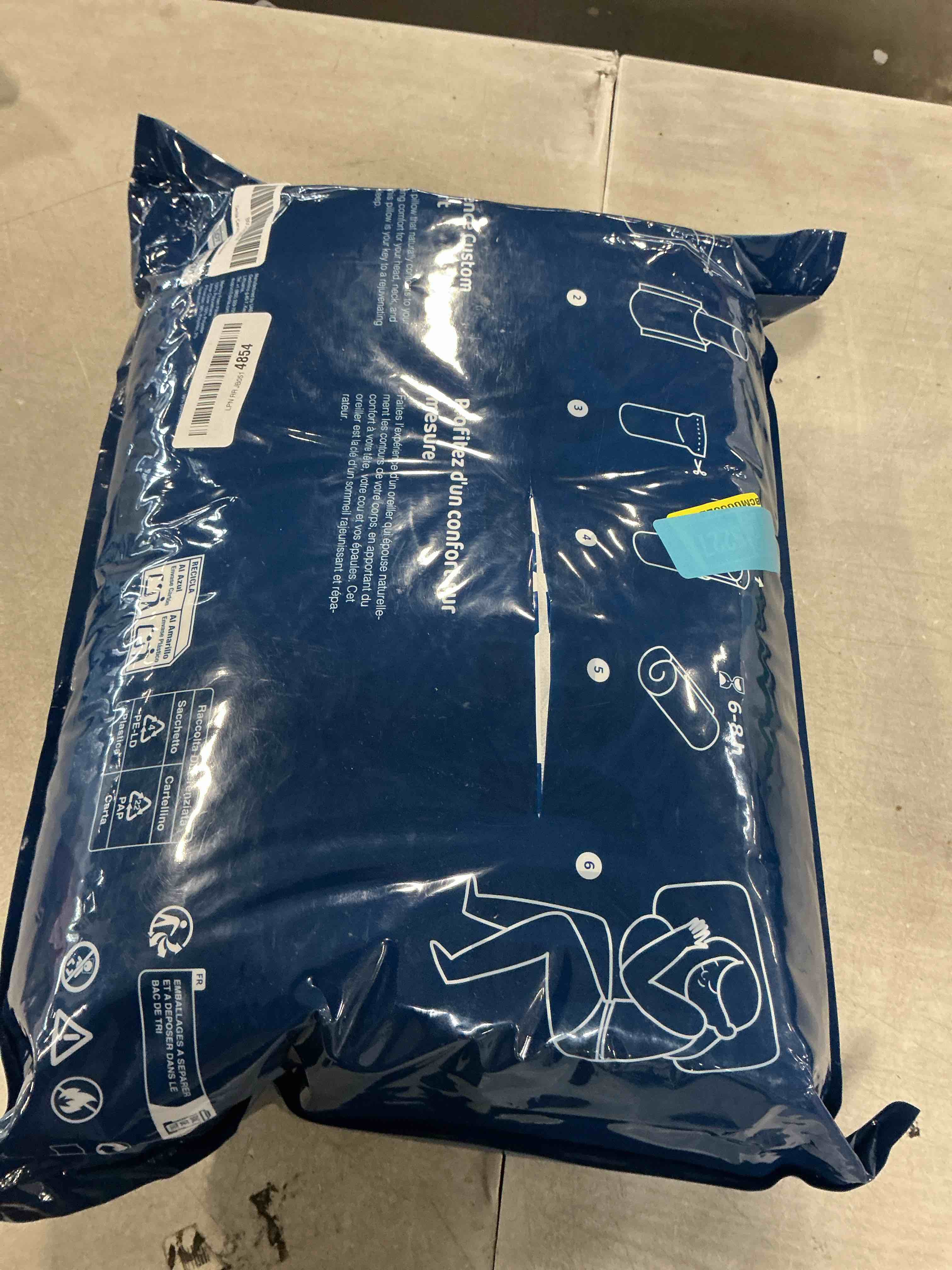 Condition photo showing Good Condition for Derila Cervical Queen Size Pillow for Sleeping - Support Pillow for Side, Back, Stomach Sleepers - Contour Best Bed Pillows for Sleeping 23.6" x 13.4" x 4.3" 1 Pillow | White