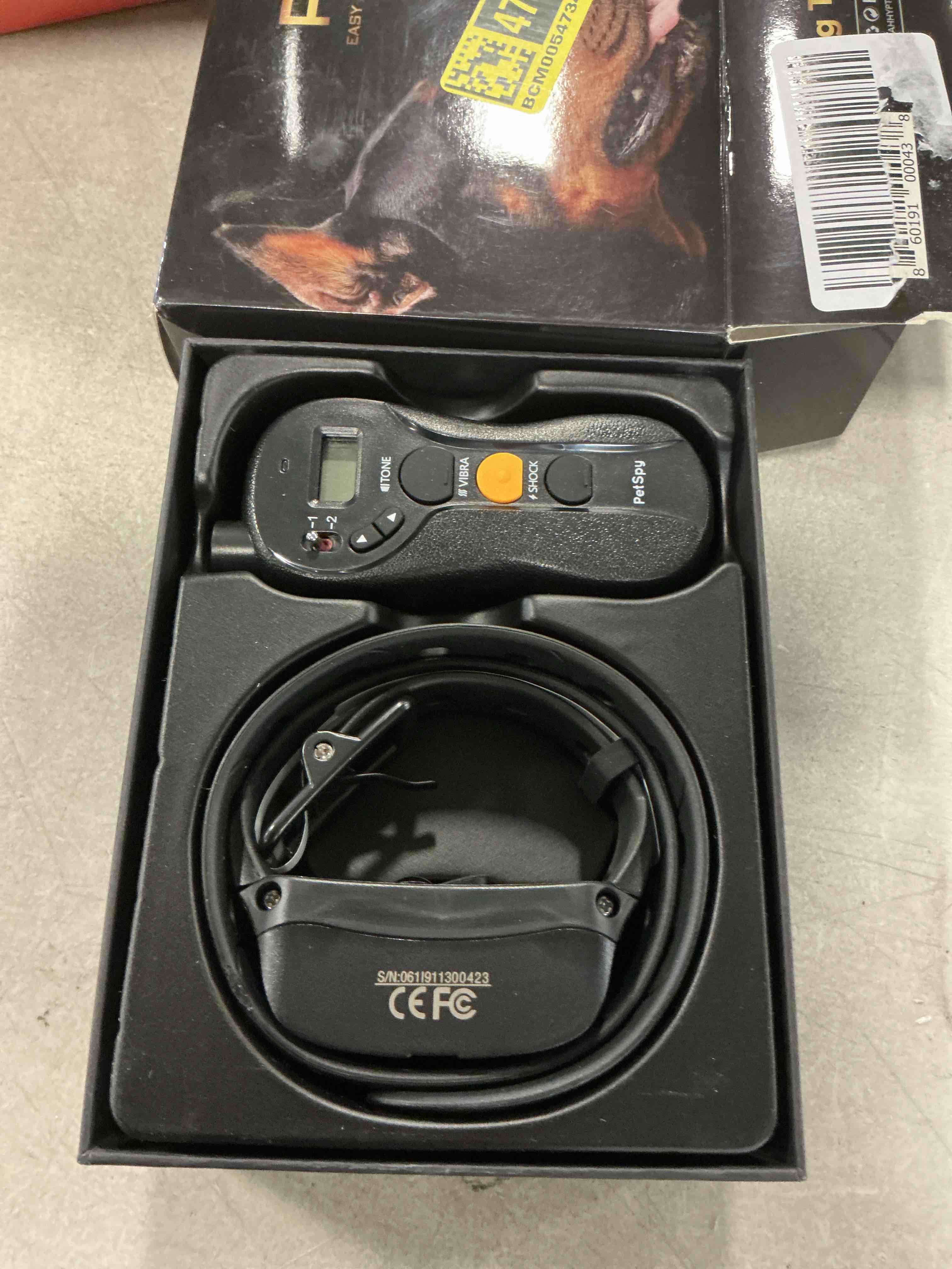 Condition photo showing item condition for PetSpy Shock Collar for Dogs-Waterproof Dog Shock Collar with Remote Control,Vibration,Electric Shock,Beep-E Collar for Dogs Training,Collar with Remote for 10-140 LBS