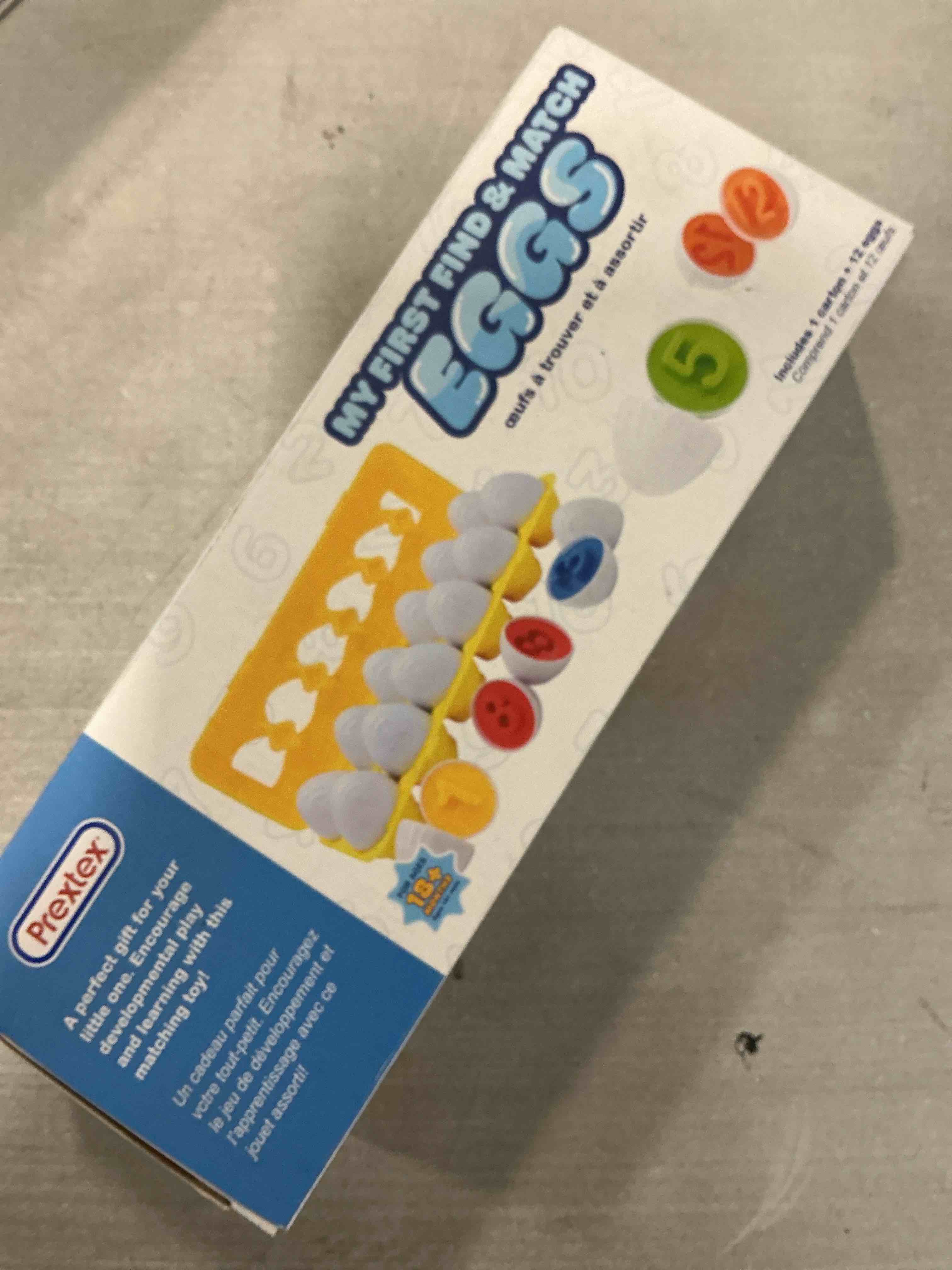 Condition photo showing item condition for Coogam Matching Eggs 12 pcs Set Color & Shape Recoginition Sorter Puzzle for Toddlers Easter Travel Game Early Learning Educational Fine Motor Skill Montessori Gift for Year Old Kids