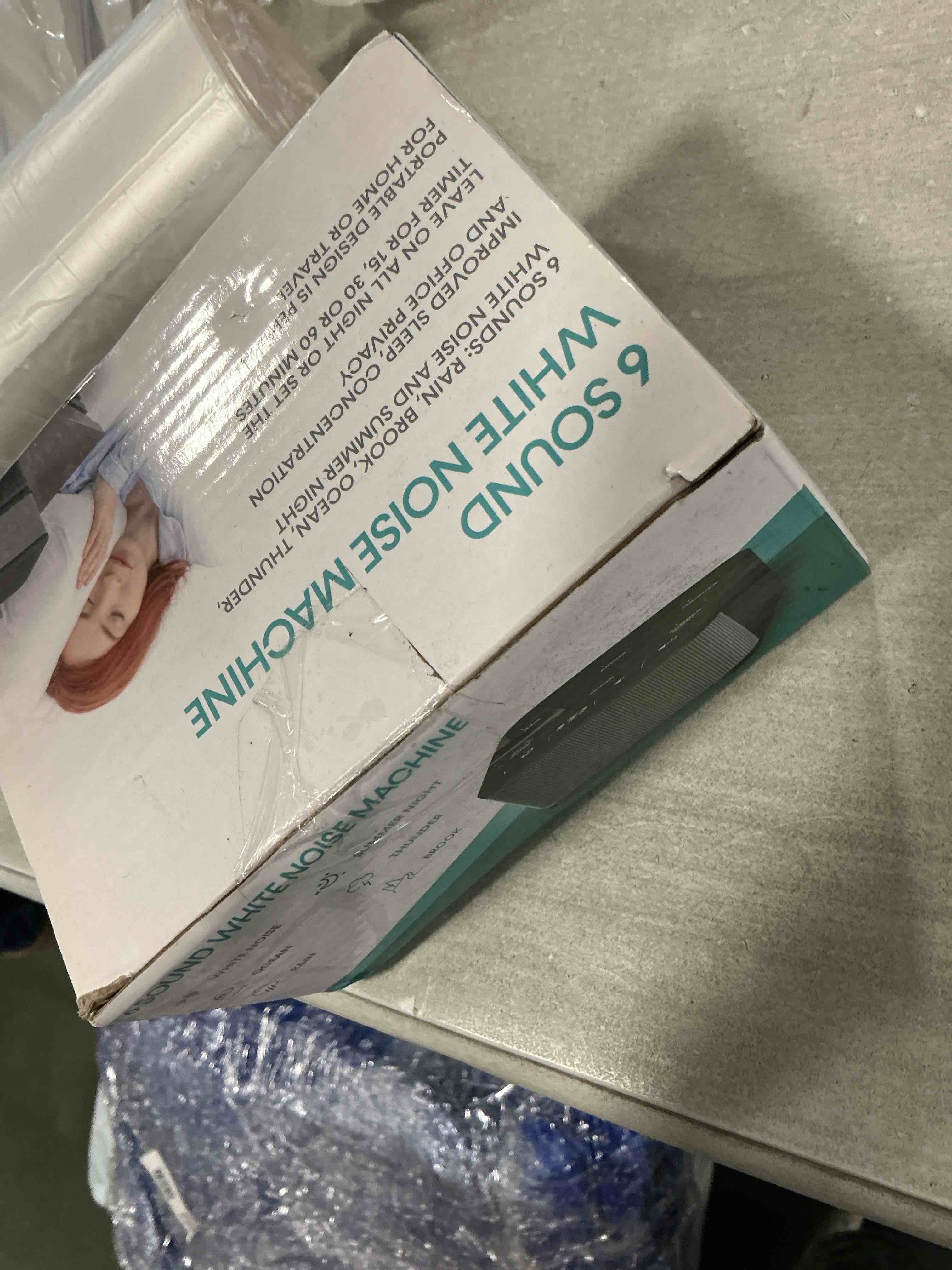 Condition photo showing item condition for Big Red Rooster Sound Machine - 6 Sleep Sounds - Portable White Noise Machine for Office Privacy & Adult Sleeping - Compact Travel or Home - Dual Power Options - Black