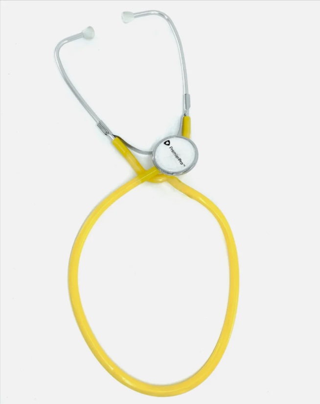 PremierPro Single-Head Stethoscope yellow