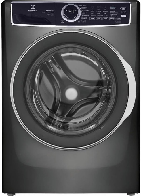 4.5 cu. ft. Stackable Front Load Washer in Titanium with SmartBoost, Optic Whites, and Pure Rinse