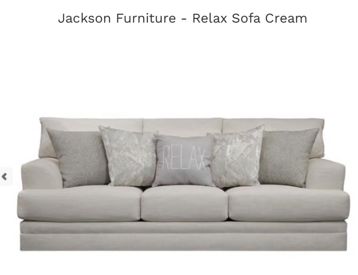 447003jq Jackson furniture  93” sofa 
