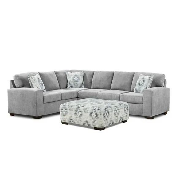 Neo Living NL707-GRAY-SEC Madeline Corner Sectional, Gray (incomplete RAF only)