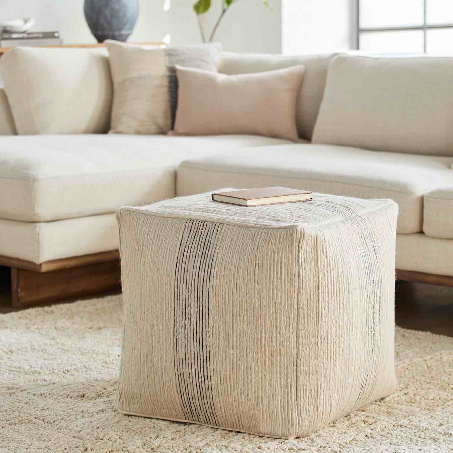 Details by Becki Owens Saxon 18"x18" Decorative Floor Pillow