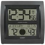 La Crosse Technology Curved Digital Atomic Wall Clock