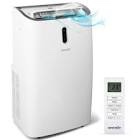 SereneLife Portable Air Conditioner, 14000 BTU (ASHRAE) Compact Home A/C Cooling Unit with Built-in Dehumidifier and Fan Modes, Energy Efficient 400 Sq. Ft. Coverage,