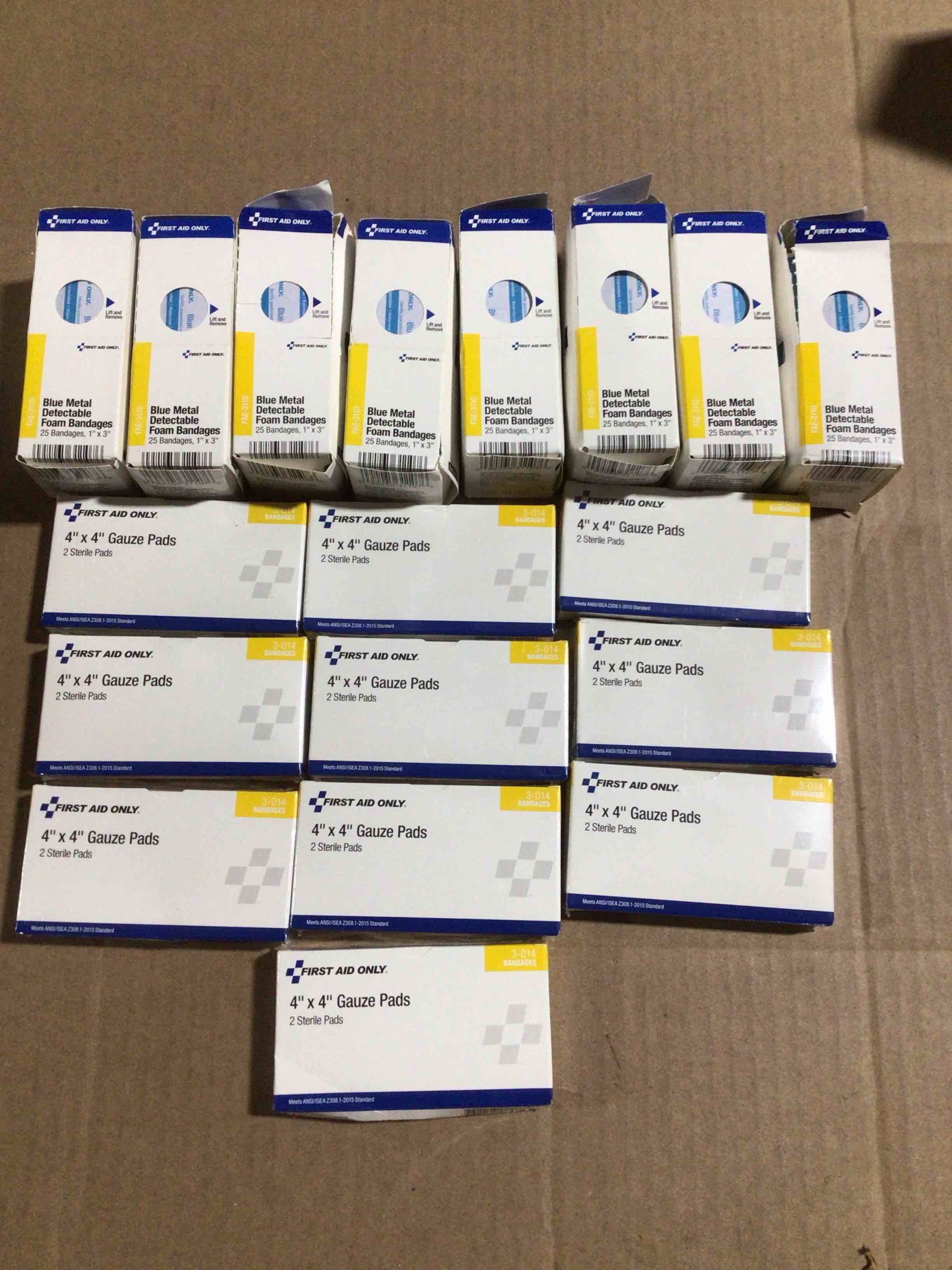 First Aid Bandages and Gauze Pads